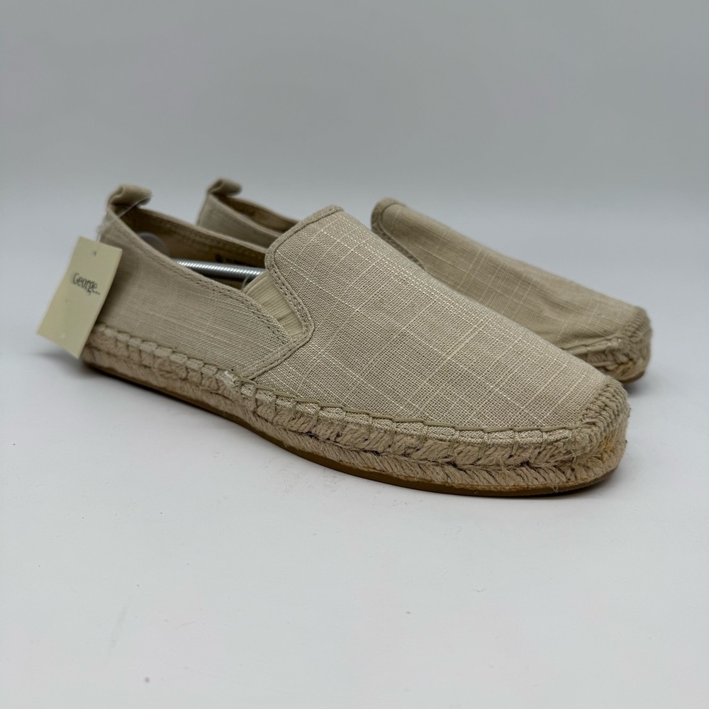 George Women’s Espadrille Slip-On Shoes – Size 9 – New